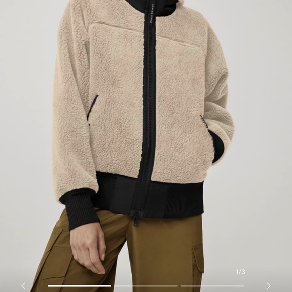 💕SOLD 💕Canada goose Simcoe oversized fleece sherpa hoodie jacket - Picture 2 of 7